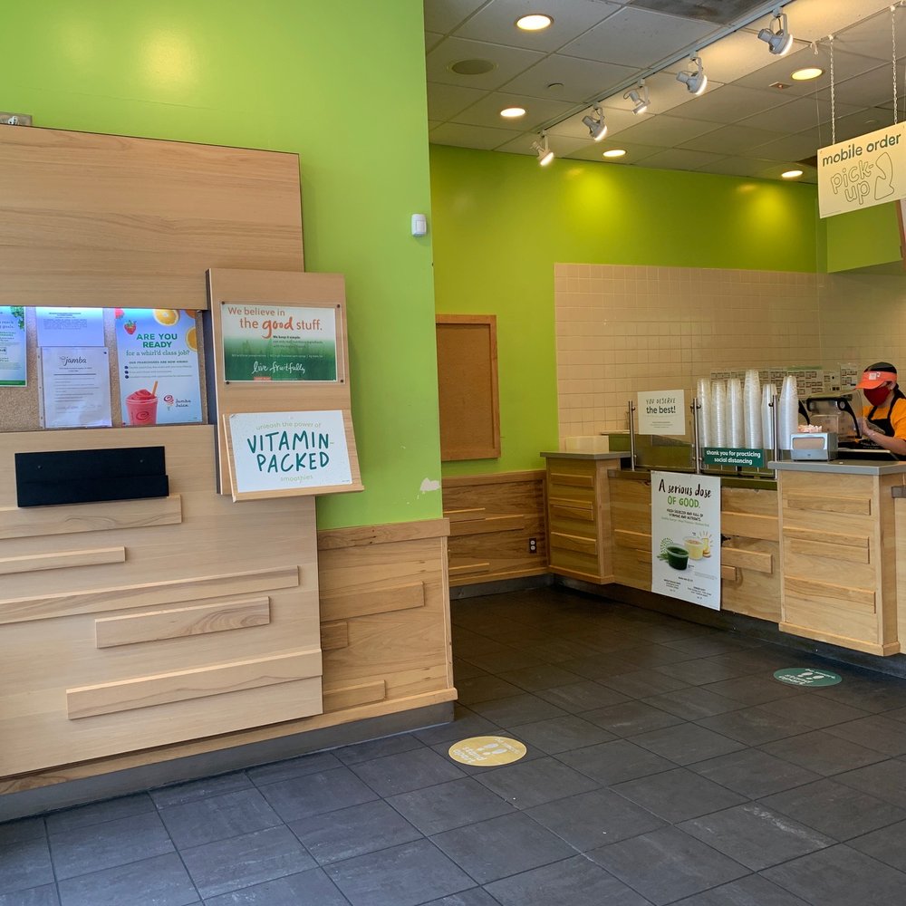 Jamba - So fresh so clean and hand sanitizer provided - Juice Bars & Smoothies Near Me - Cypress, California