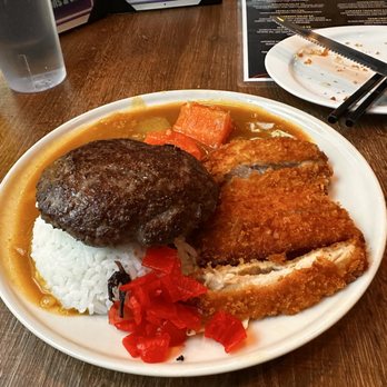 TaishoSF - Chicken Katsu Curry with a Side of Beef Patty! - Japanese Near Me - San Francisco, California TaishoSF - Chicken Katsu Curry with a Side of Beef Patty! - Japanese Near Me - San Francisco, California