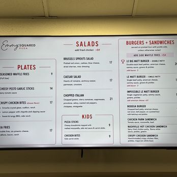 Emmy Squared Pizza - Menu - Pizza Near Me - Los Angeles, California