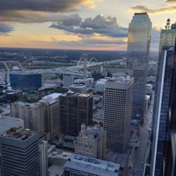 Same Day Transportation - Awesome view of downtown Dallas.