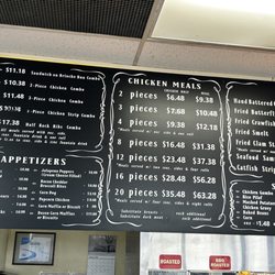 Cajun Joe's - Left side of menu Jan 2024