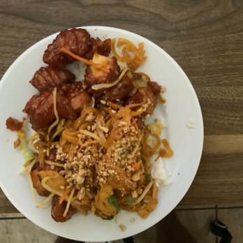Thai Chili - This is actually Pad and Orange Chicken, together... - Thai Near Me - Henderson, Nevada Thai Chili - This is actually Pad and Orange Chicken, together... - Thai Near Me - Henderson, Nevada