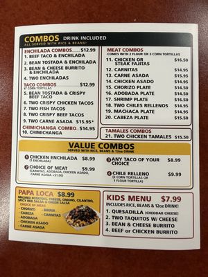 Menu photo 4 Memo's Mexican Food Tukwila, WA Menu photo 4 Memo's Mexican Food Tukwila, WA