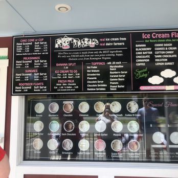 Moo Thru - Menu - Ice Cream & Frozen Yogurt Near Me - Remington, Virginia Moo Thru - Menu - Ice Cream & Frozen Yogurt Near Me - Remington, Virginia