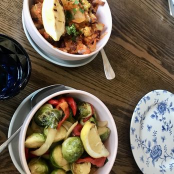Blossom and Root Kitchen - roasted cauliflower and brussel sprouts - Vegan Near Me - Danville, California Blossom and Root Kitchen - roasted cauliflower and brussel sprouts - Vegan Near Me - Danville, California