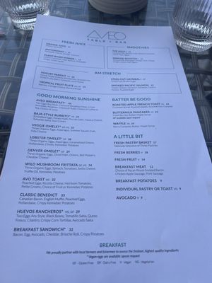 Menu photo 8 AVEO Table + Bar Dana Point, CA Menu photo 8 AVEO Table + Bar Dana Point, CA