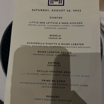 Michael Mina - Group menu. We pick wrong ones - New American Near Me - Las Vegas, Nevada Michael Mina - Group menu. We pick wrong ones - New American Near Me - Las Vegas, Nevada