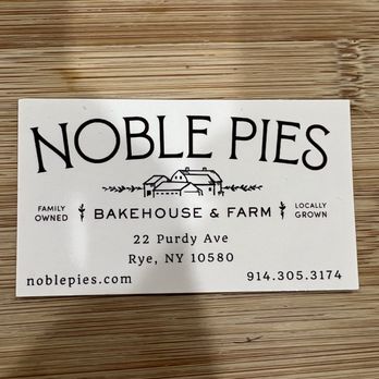 Noble Pies - Bakeries Near Me - Rye, New York