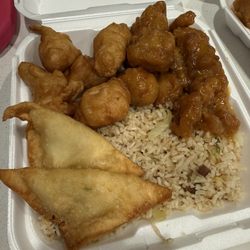 Whistle Wok - 2 ITEMS sweet and sour and orange chicken