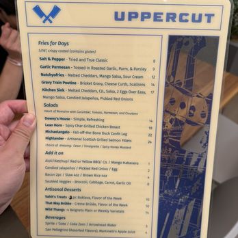 Upper Cut - Menu (back) | 8/6/2026 - Desserts Near Me - San Francisco, California Upper Cut - Menu (back) | 8/6/2026 - Desserts Near Me - San Francisco, California