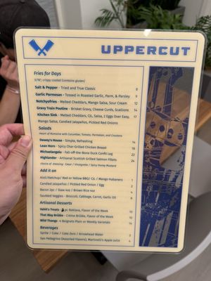 Menu photo 2 Upper Cut San Francisco, CA Menu photo 2 Upper Cut San Francisco, CA