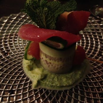 Lebenslust - Roher Thunfisch mit Gurke und Wasabimousse - Restaurants Near Me - Bad Homburg, HE Lebenslust - Roher Thunfisch mit Gurke und Wasabimousse - Restaurants Near Me - Bad Homburg, HE