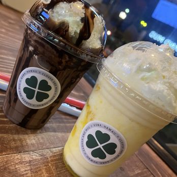 Clover and Mug - Chocolate smoothie and mango smoothie - Coffee & Tea Near Me - Kailua-Kona, Hawaii Clover and Mug - Chocolate smoothie and mango smoothie - Coffee & Tea Near Me - Kailua-Kona, Hawaii