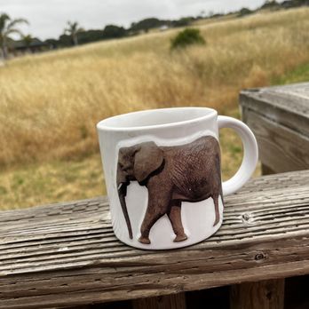 Vision Quest Ranch - Cute elephant mugs provided by Vision Quest - Bed & Breakfast Near Me - Salinas, California