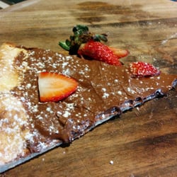 Mozzarella Pizzeria - The nutella pizza,  almost gone