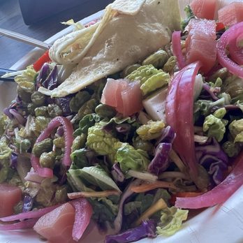 Bolton Landing Brewing - Asian slaw salad with ahi - Breweries Near Me - Bolton, New York