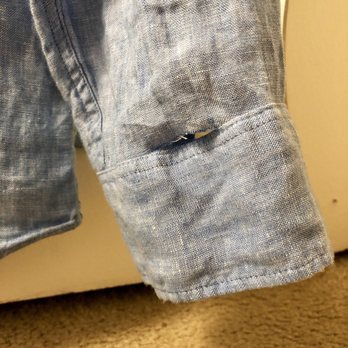 Tiffany's Tailoring & Cleaning - Sleeve was not properly sewed on, now a useless shirt going to goodwill. - Sewing & Alterations Near Me - Glendale, California Tiffany's Tailoring & Cleaning - Sleeve was not properly sewed on, now a useless shirt going to goodwill. - Sewing & Alterations Near Me - Glendale, California