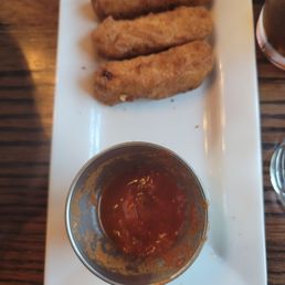 Fried mozzarella sticks Fried mozzarella sticks