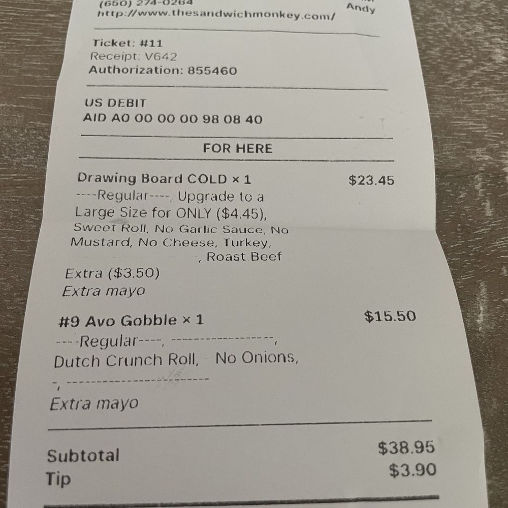 Bay Area sandwich prices Bay Area sandwich prices