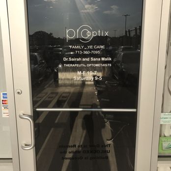 Pro-Optix Optometry & Dry Eye Center - Great experience! I will recommend this place to friends and family. - Eyewear & Opticians Near Me - Houston, Texas Pro-Optix Optometry & Dry Eye Center - Great experience! I will recommend this place to friends and family. - Eyewear & Opticians Near Me - Houston, Texas