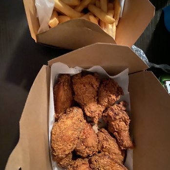 Boba Chicken - Chicken missing sauce. Fries were not good - Coffee & Tea Near Me - Southlake, Texas