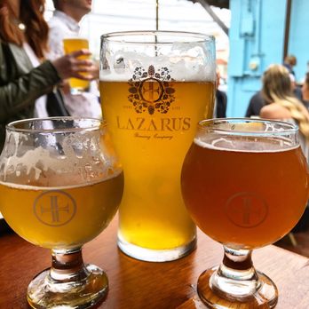 Lazarus Brewing - If you can't make up your mind, order a tiny taster of a few beers. Then get a full-size one. :) - Breweries Near Me - Austin, Texas