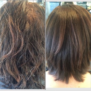 Emily Stiles Hair - Before and after Brazilian Blowout - Hair Stylists Near Me Emily Stiles Hair - Before and after Brazilian Blowout - Hair Stylists Near Me