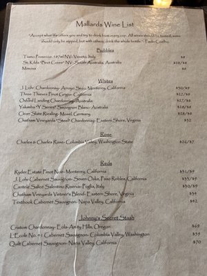 Menu photo 4 Mallards At The Wharf Onancock, VA Menu photo 4 Mallards At The Wharf Onancock, VA