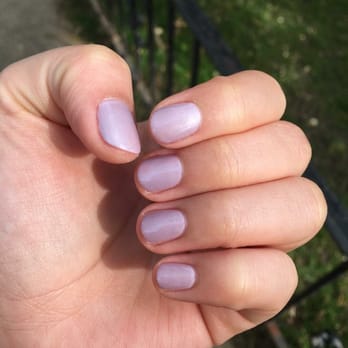 Latoue Nail Spa - Shellac Selection: Lavender Lace - Nail Salons Near Me - Brooklyn, New York