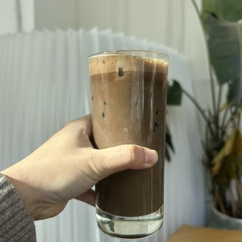 Cha & - hojicha latte - Tea Rooms Near Me - New York, New York