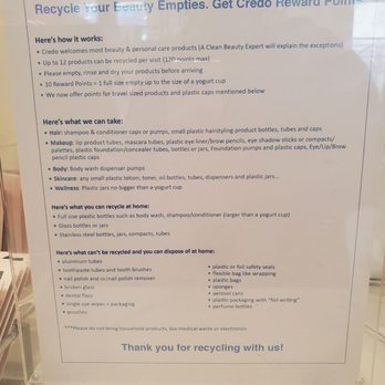 Credo Beauty - Recycle beta program rules - Cosmetics & Beauty Supply Near Me - Brooklyn, New York