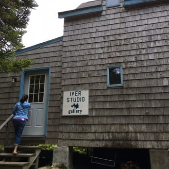 Iver Studio - Art studio located behind the antique store. - Antiques Near Me - Swans Island, Maine