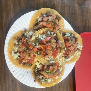 Cisneros'taqueria II - Carne Asada, salsa chopped cabbage, and little bit beans - Mexican Near Me - Hanford, California Cisneros'taqueria II - Carne Asada, salsa chopped cabbage, and little bit beans - Mexican Near Me - Hanford, California
