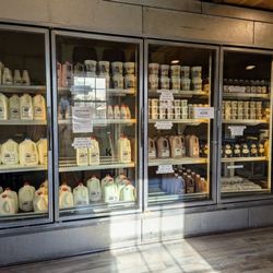 The Old Mill Creamery - Refrigerator section.