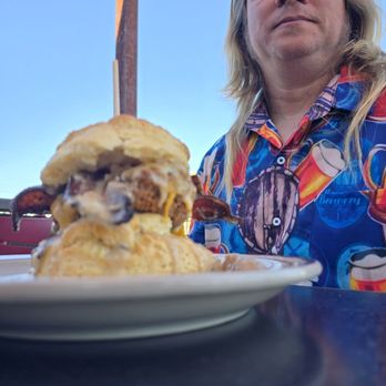 Denver Biscuit Co. - Tennyson - The Franklin - half shroom/ half sausage gravy. Would order again - Sandwiches Near Me - Denver, Colorado