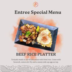 Beef Rice Platter