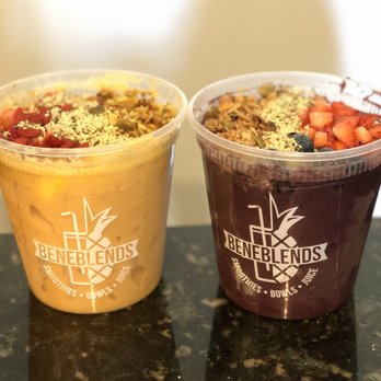 BeneBlends - Orange Sherbet and Classic Açaí bowls - Juice Bars & Smoothies Near Me - Madison, Wisconsin