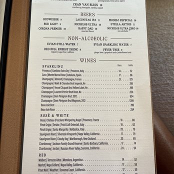 Bel-Aire Backyard - Menu pg4 - New American Near Me - Las Vegas, Nevada