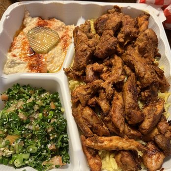 Big Baba Eats - Chicken Shawarma Plate - Mediterranean Near Me - San Francisco, California