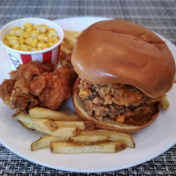 KFC - KFC's new "Famous Chicken Sandwich" combo. Not so famous yet, but fake it till you make it right. - Chicken Wings Near Me - Vaughan, Ontario KFC - KFC's new "Famous Chicken Sandwich" combo. Not so famous yet, but fake it till you make it right. - Chicken Wings Near Me - Vaughan, Ontario