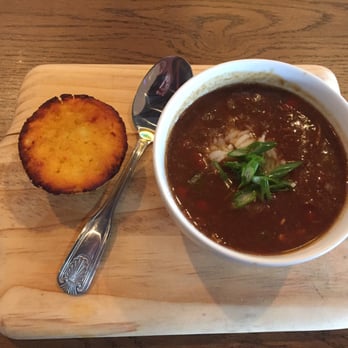 HopSaint Brewing - Chicken and sausage gumbo with homemade cornbread. Oh yeah! - New American Near Me - Torrance, California HopSaint Brewing - Chicken and sausage gumbo with homemade cornbread. Oh yeah! - New American Near Me - Torrance, California