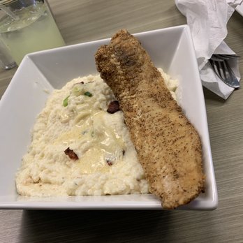 Brunch N - Grits with fish - Breakfast & Brunch Near Me - Philadelphia, Pennsylvania