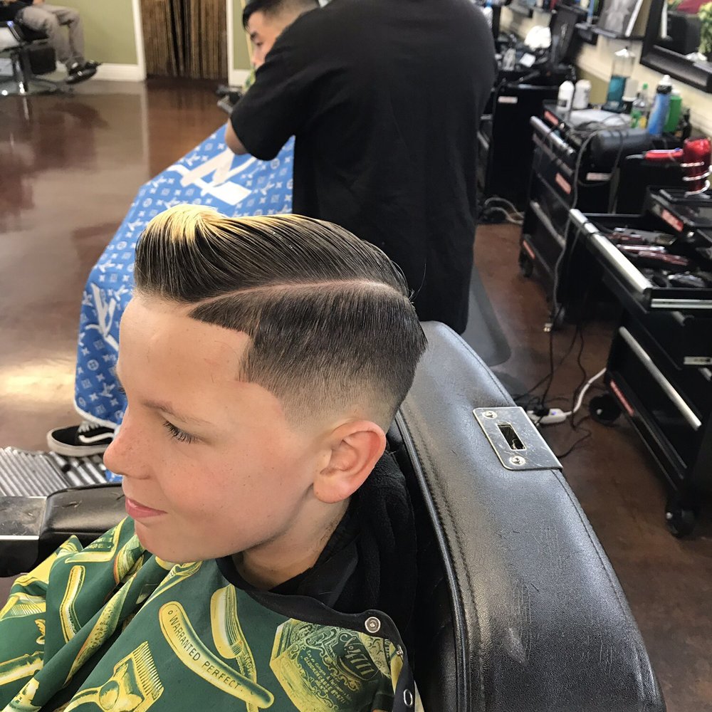 Authentic Image Barbershop - My baby loving his hair - Barbers Near Me - Anaheim, California