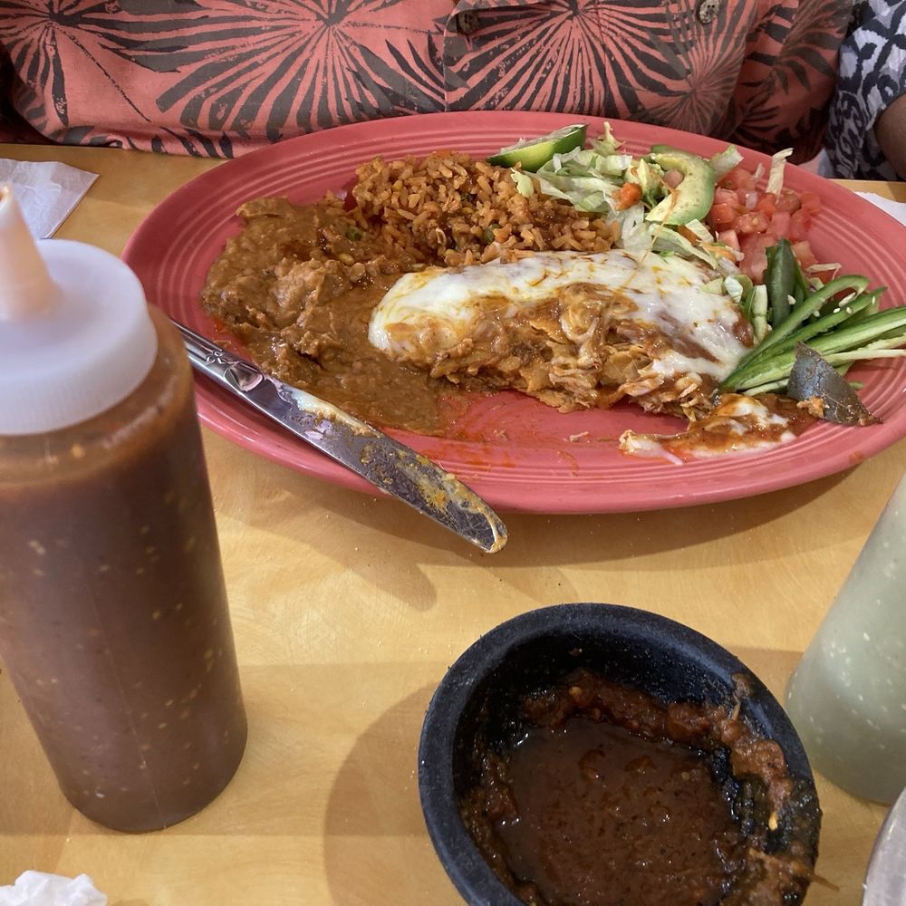 Taqueria Datapoint - Chicken enchiladas - Mexican Near Me - San Antonio, Texas