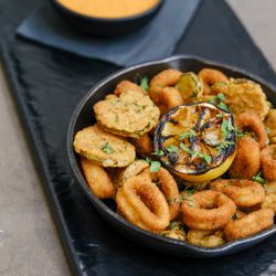 Harvest Kitchen & Bar - Fried Calamari and Pickles