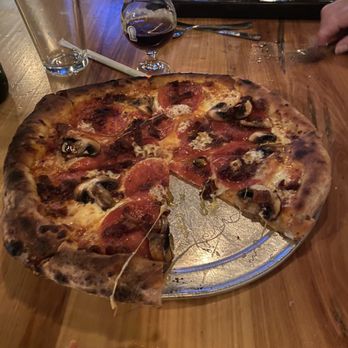 Key City Brewery & Eatery - Pepperoni mushroom and bacon pizza - Pizza Near Me - Vicksburg, Mississippi