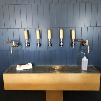 Hello Brew - a sink in a public restroom - Breweries Near Me - Fort Collins, Colorado