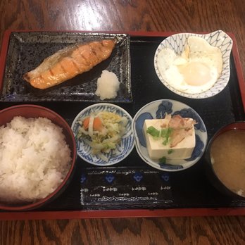 Fukagawa - Grilled salmon breakfast combo. - Japanese Near Me - Gardena, California