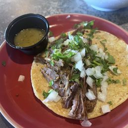 Birria Taco sub soft corn tortilla Birria Taco sub soft corn tortilla