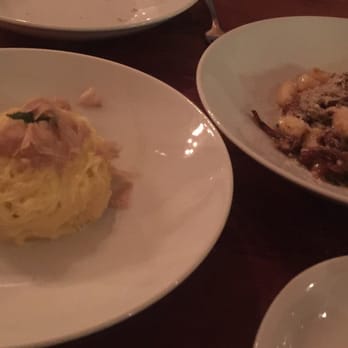 Cascina Spinasse - Tarjarin with butter and sage, with shaved truffles; duck cavatelli - Italian Near Me - Seattle, Washington